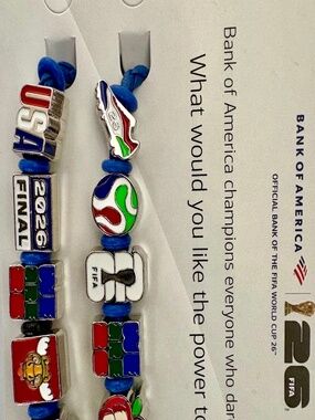 FIFA World Cup 2026 Bracelets Featuring USA, World Cup & NYC Charms!